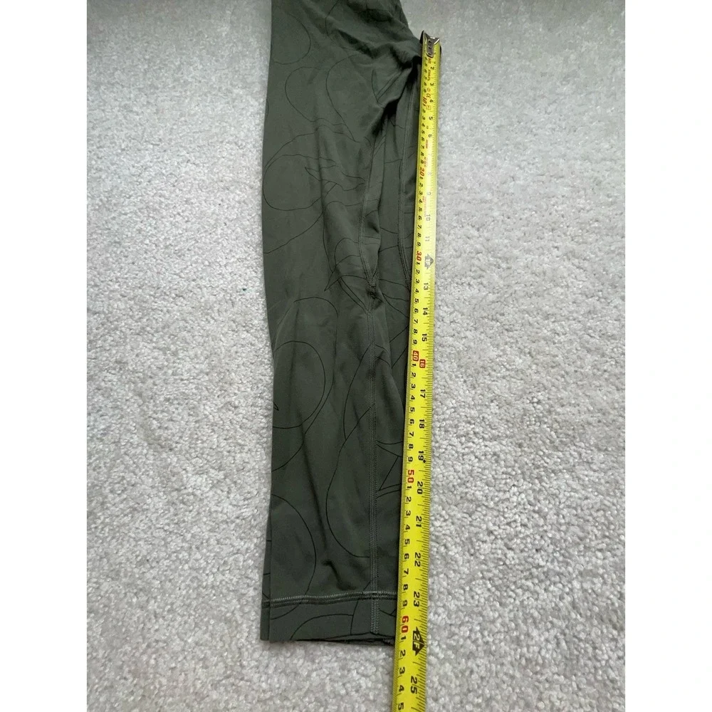Lot 5 - Lululemon Align Leggings Size 4 Camo Army Green Black Red